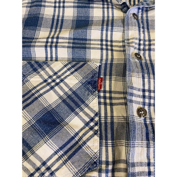 Vintage Javolis Plaid Button Up Cotton Longsleeve Shirt Sz Large - Picture 6 of 10